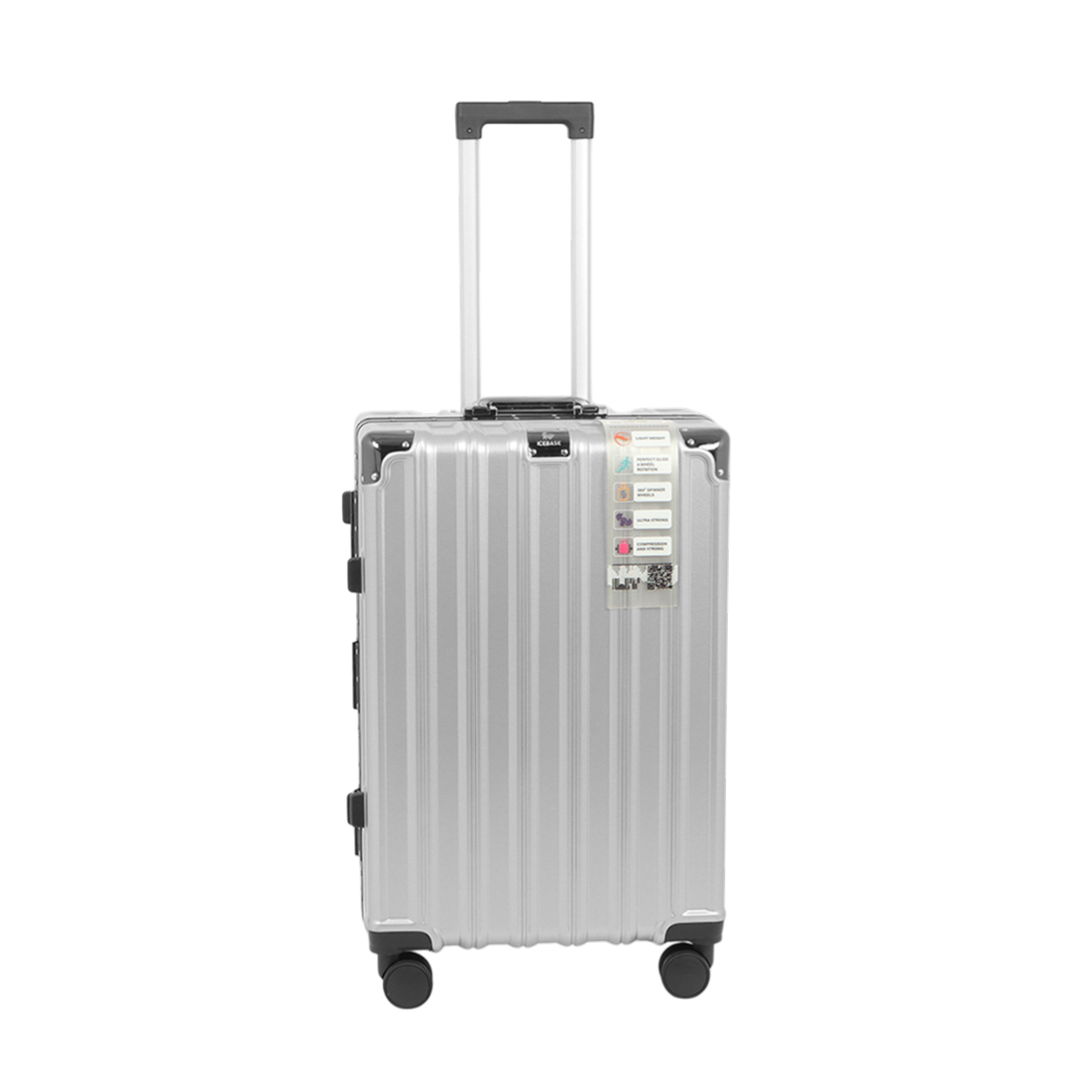 กระเป๋าเดินทาง ICEBASE รุ่น XM-24011SY (SANFRAN) 24 นิ้ว สีเทา_0